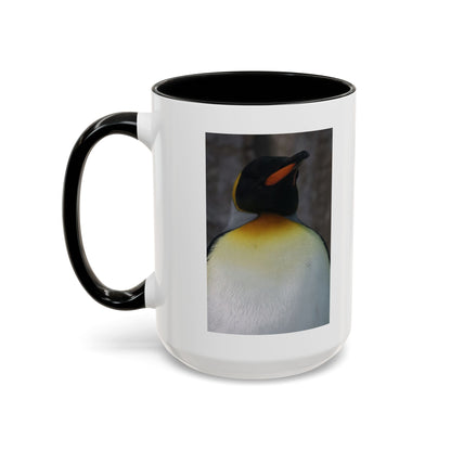 King Penguin Photo Coffee Mug — Cute Wildlife Accent Mug (11/15oz)