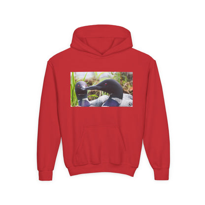 Youth Hoodie — Realistic Waterfowl Duck Photo Print