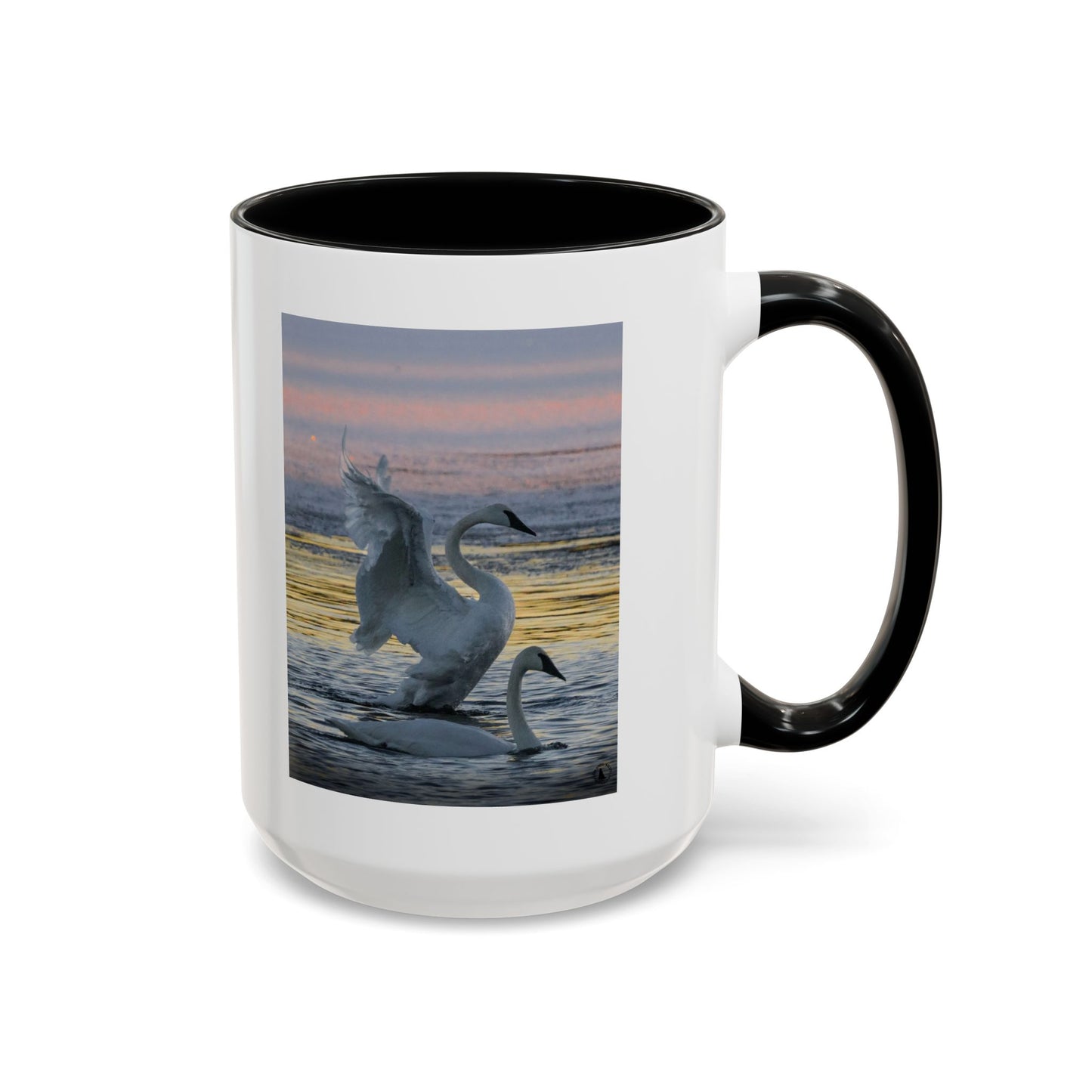 Swan Sunset Coffee Mug — Accent 11/15oz