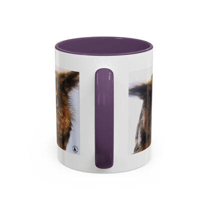 Owl Accent Coffee Mug – Realistic Great Horned Owl Photo (11/15 oz)