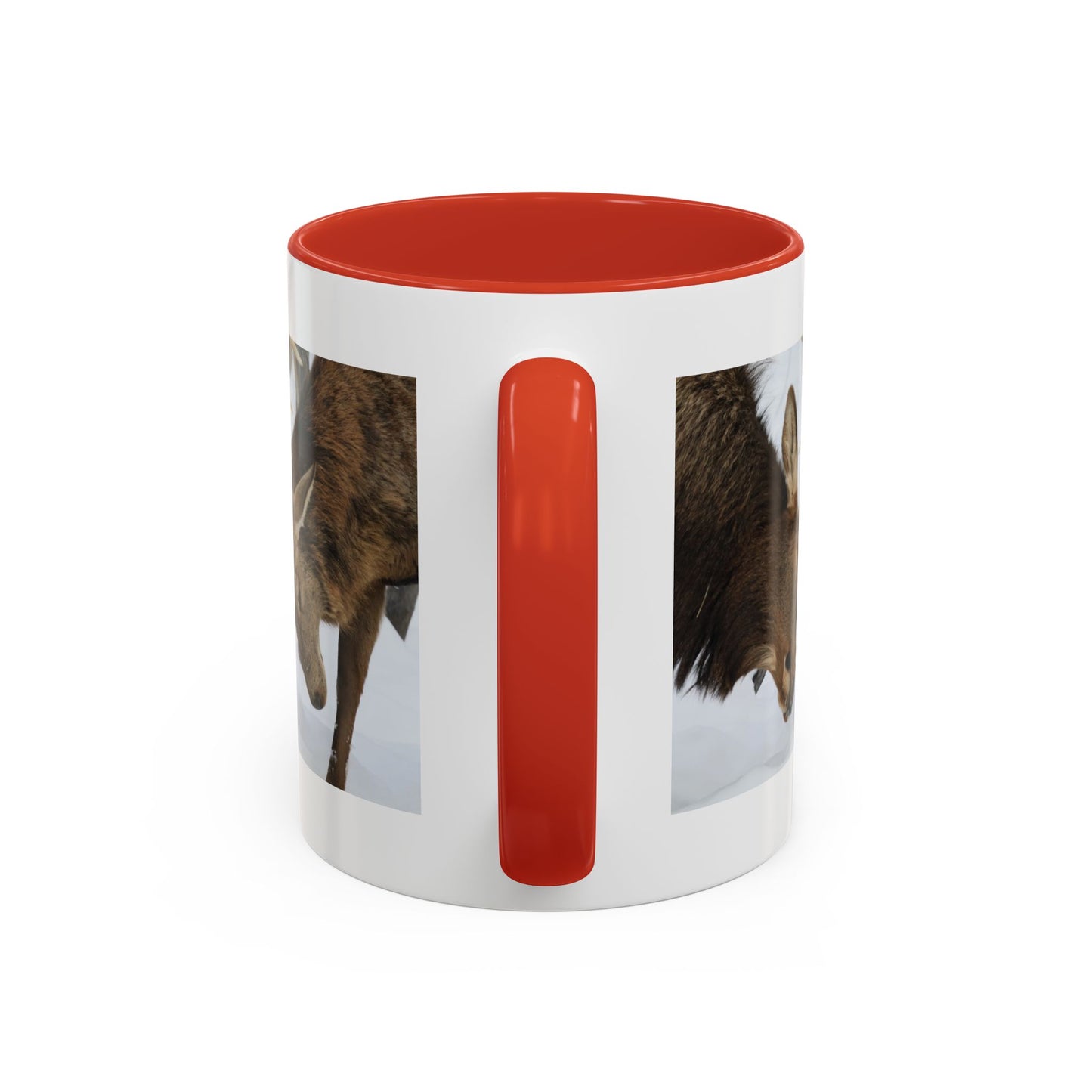 Deer Antler Clash Coffee Mug — Rustic Wildlife Accent Mug (11/15oz)