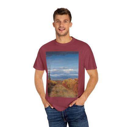 Autumn's Sentinel: Alaskan Fall Wilderness, Northern Landscape Photographyphotography shirts