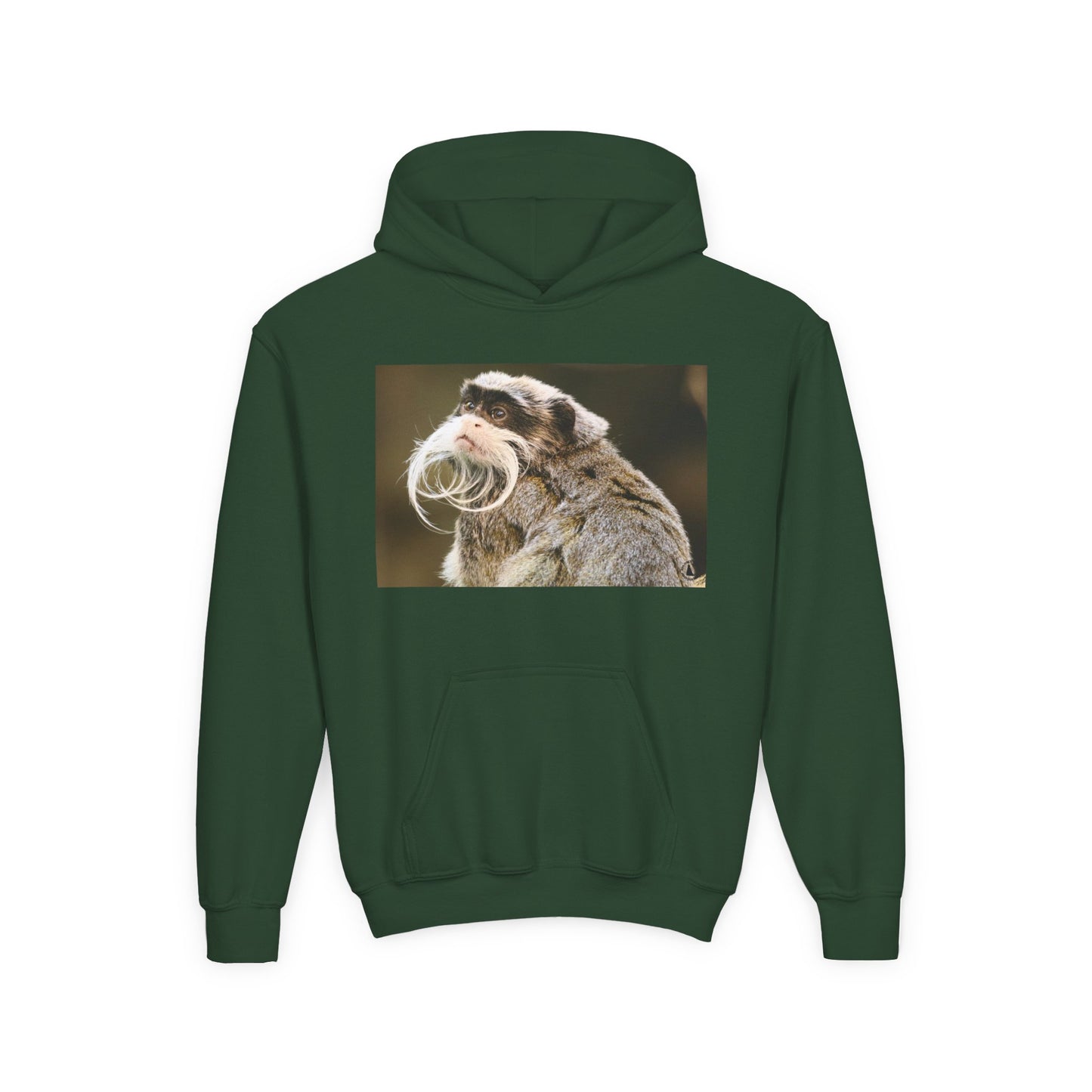 Youth Hoodie with Mustached Tamandua Anteater Photo – Cute Animal Kids Sweatshirt