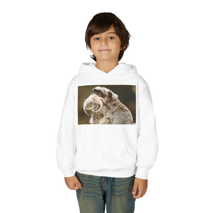 Youth Hoodie with Mustached Tamandua Anteater Photo – Cute Animal Kids Sweatshirt
