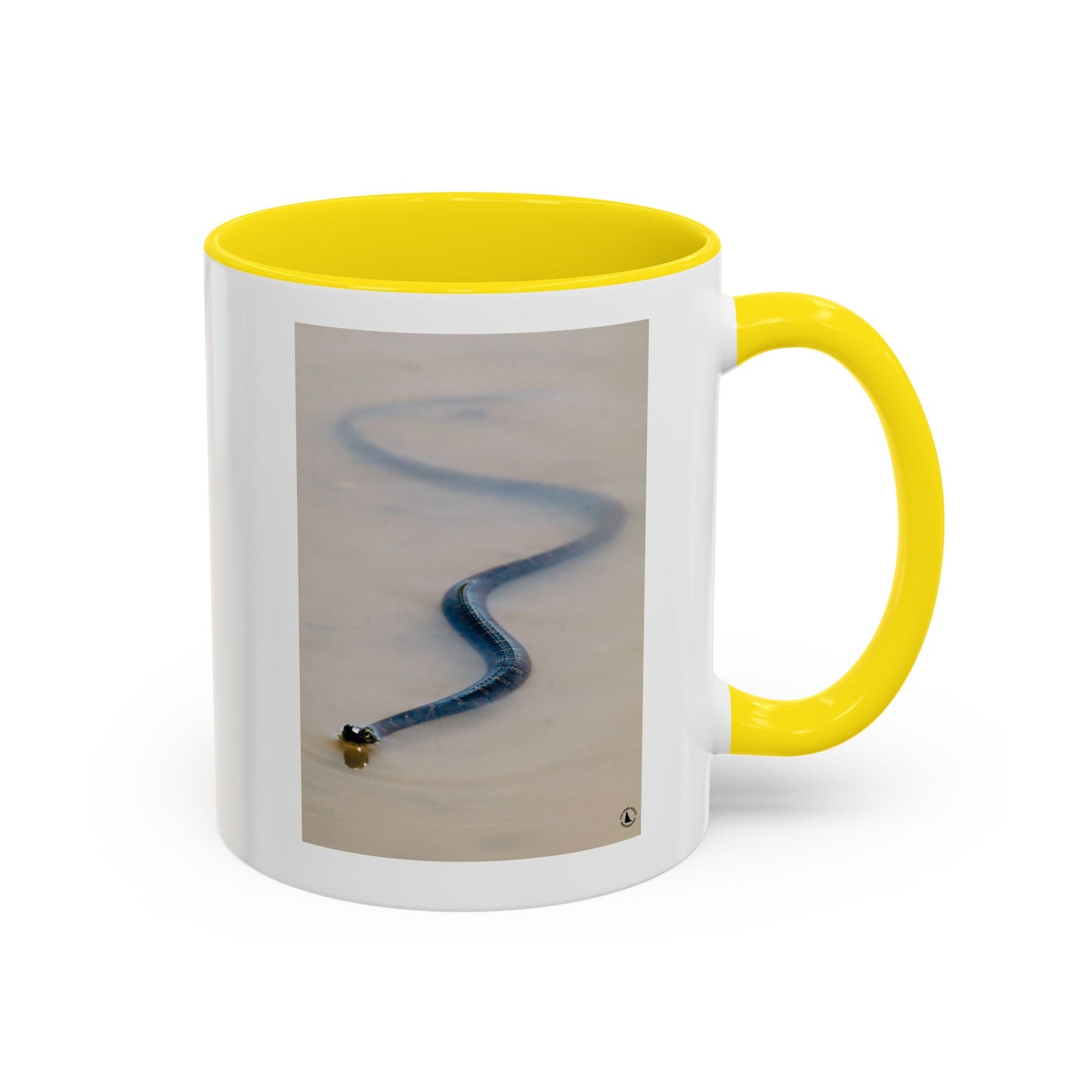 Serpentine Ribbon Snake Coffee Mug — Nature Photography Accent Mug (11/15oz)