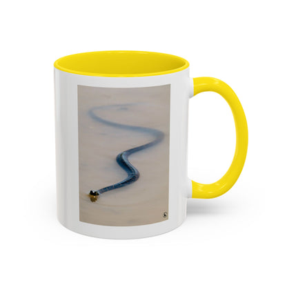 Serpentine Ribbon Snake Coffee Mug — Nature Photography Accent Mug (11/15oz)