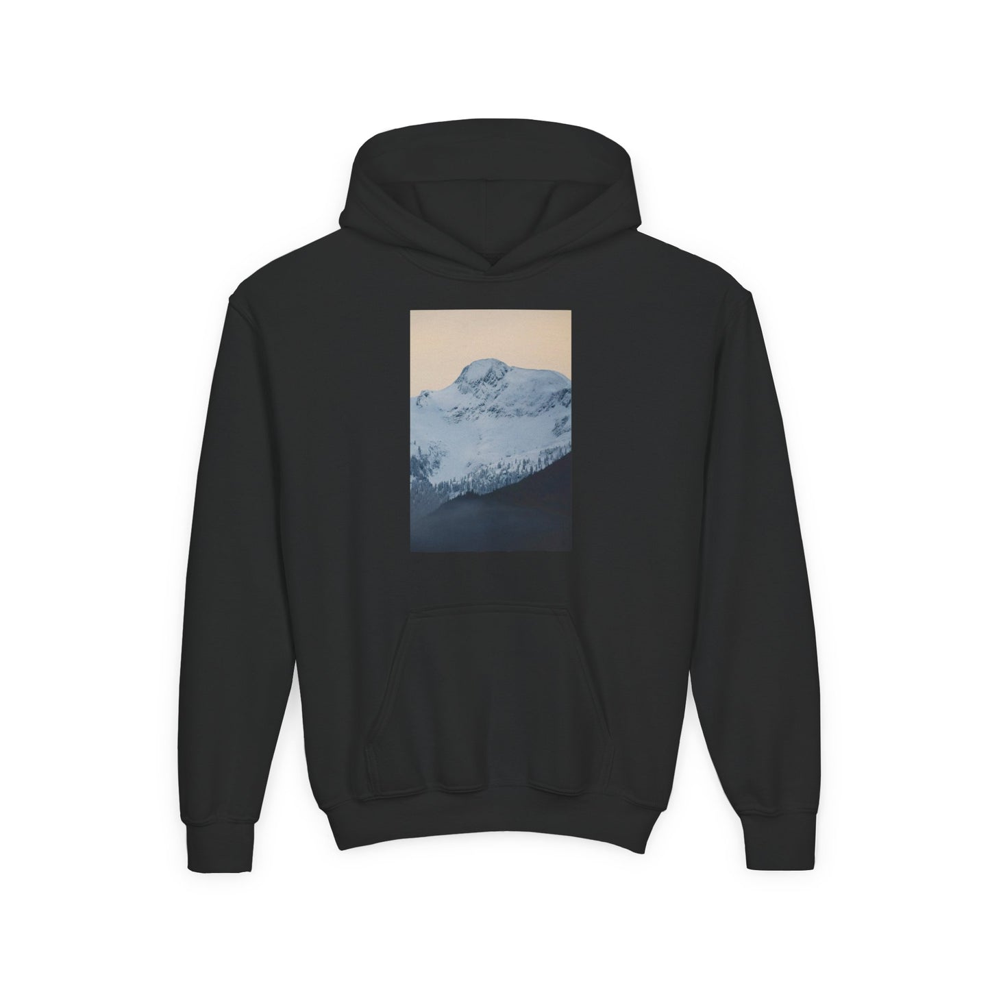Mountain Mist Youth Hoodie – Snow Peak Graphic Pullover