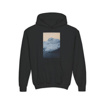 Mountain Mist Youth Hoodie – Snow Peak Graphic Pullover