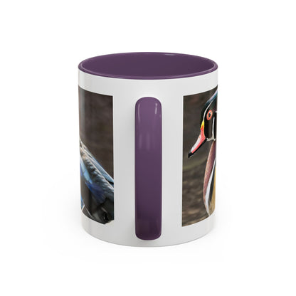 Wood Duck Accent Coffee Mug — Colorful Waterfowl Photo Mug (11/15 oz)