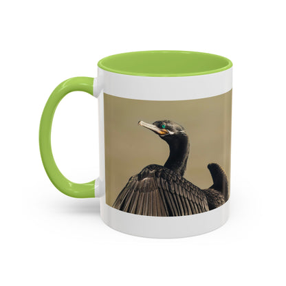 Cormorant Photo Coffee Mug – Birdwatching Nature Gift (11/15oz)