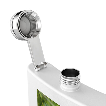 Loon Photo Stainless Steel Flask – 6oz Nature Wildlife Hip Flask