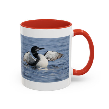 Loon Lake Accent Coffee Mug — Wildlife Photography Bird Mug (11/15oz)