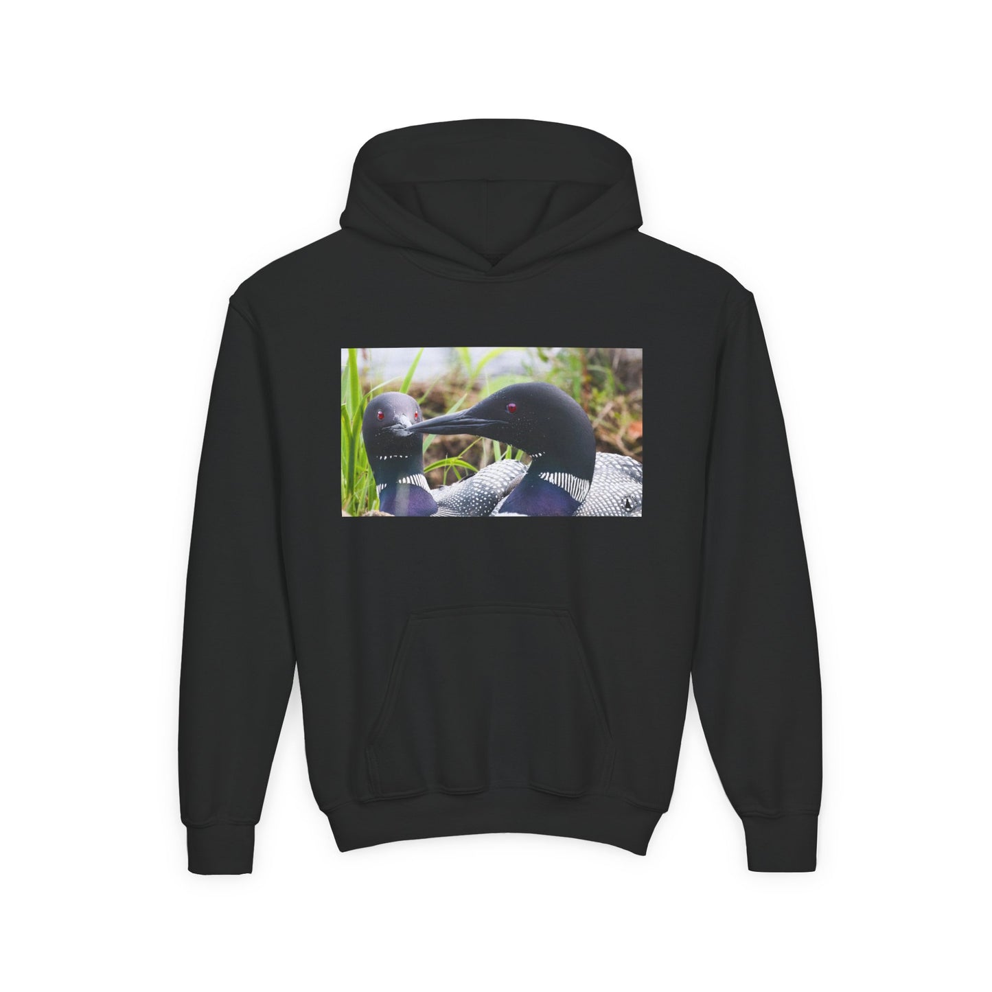 Youth Hoodie — Realistic Waterfowl Duck Photo Print