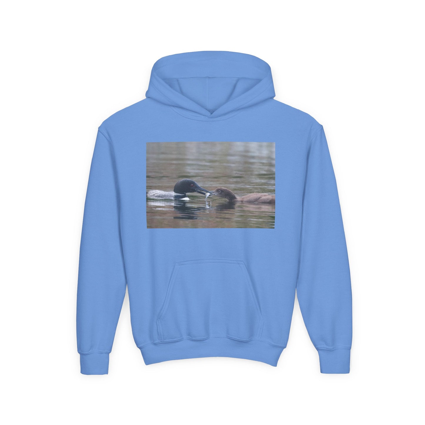 Youth Hoodie — Swimming Ducks Nature Photo Sweatshirt
