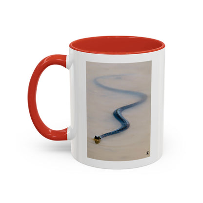 Serpentine Ribbon Snake Coffee Mug — Nature Photography Accent Mug (11/15oz)