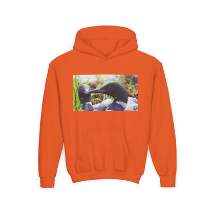 Youth Hoodie — Realistic Waterfowl Duck Photo Print