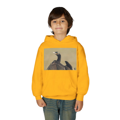 Cormorant Bird Photo Hoodie | Wildlife Photography Kids Sweatshirt