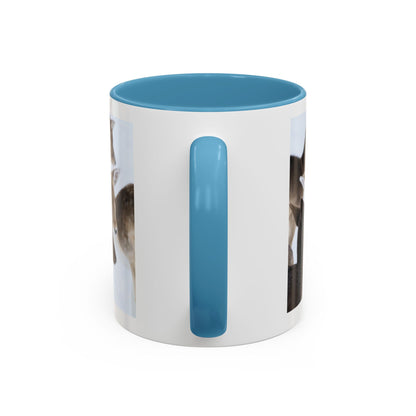 Deer Herd Accent Coffee Mug — Wildlife Photo Ceramic Mug (11/15oz)