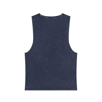 Cormorant Portrait Tank Top — Coastal Bird Photography Stonewash Tank