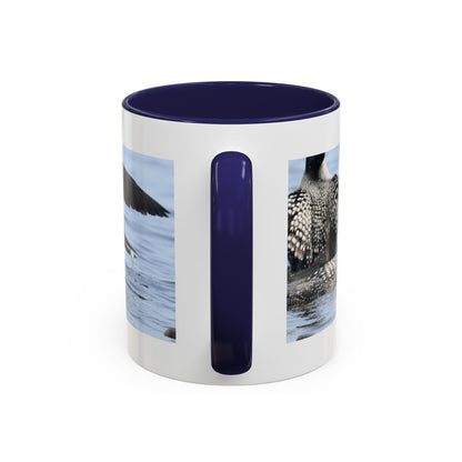 Common Loon Accent Coffee Mug – Wildlife Photography Bird Lover Gift (11/15oz)