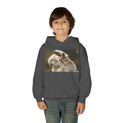 Youth Hoodie with Mustached Tamandua Anteater Photo – Cute Animal Kids Sweatshirt