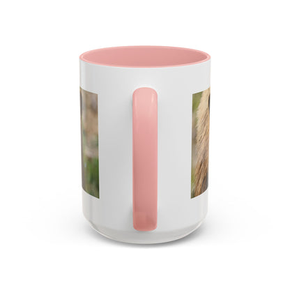 Funny Brown Bear Photo Accent Coffee Mug (11/15 oz)