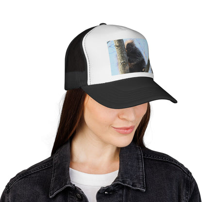 Porcupine Photo Trucker Cap - Cute Wildlife Hat for Nature Lovers
