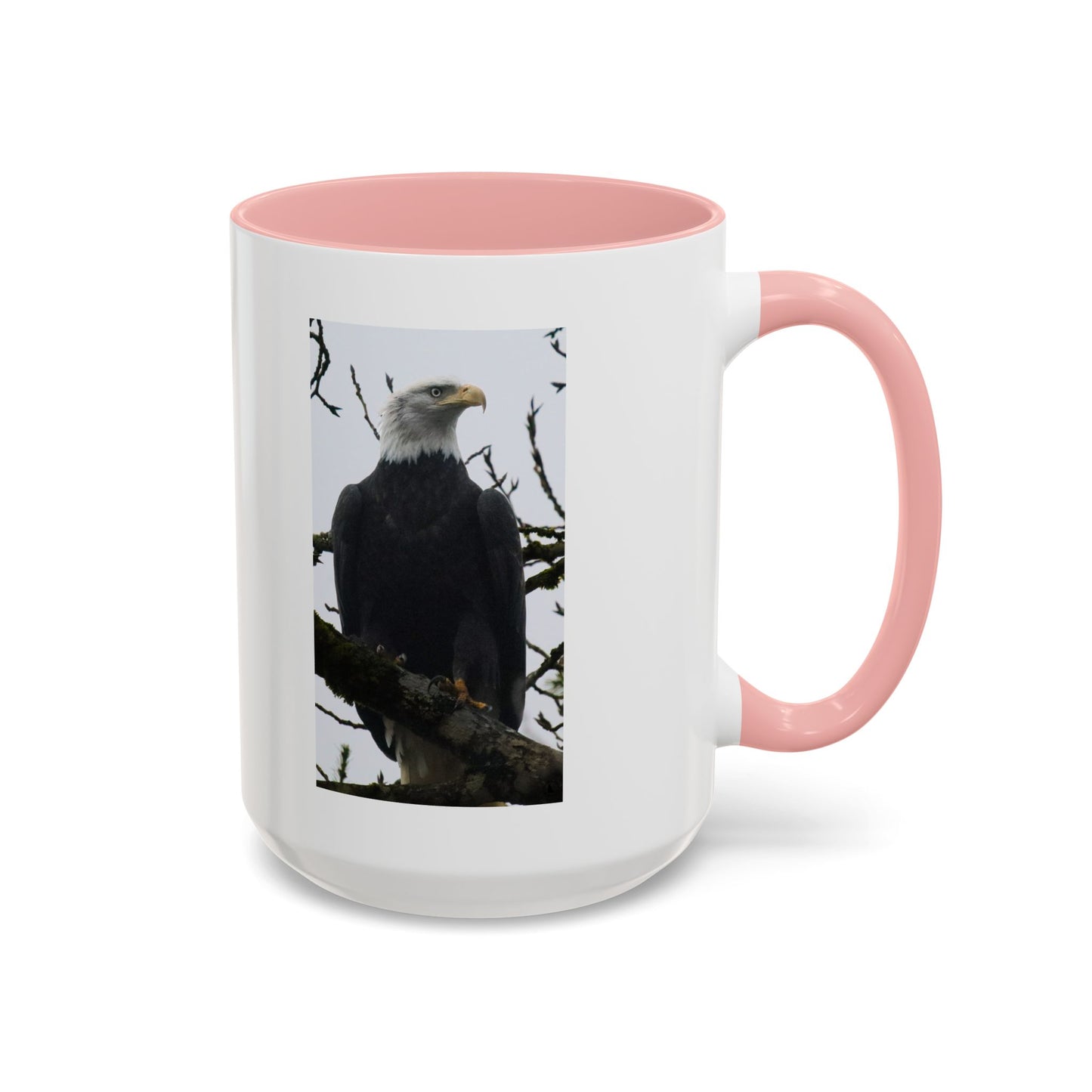 Bald Eagle Accent Coffee Mug – Patriotic Wildlife 11/15oz