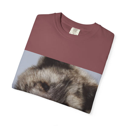 Arctic Tranquility: Serene Wildlife Portrait, Arctic Fox Close-Up Photographyphotography shirts