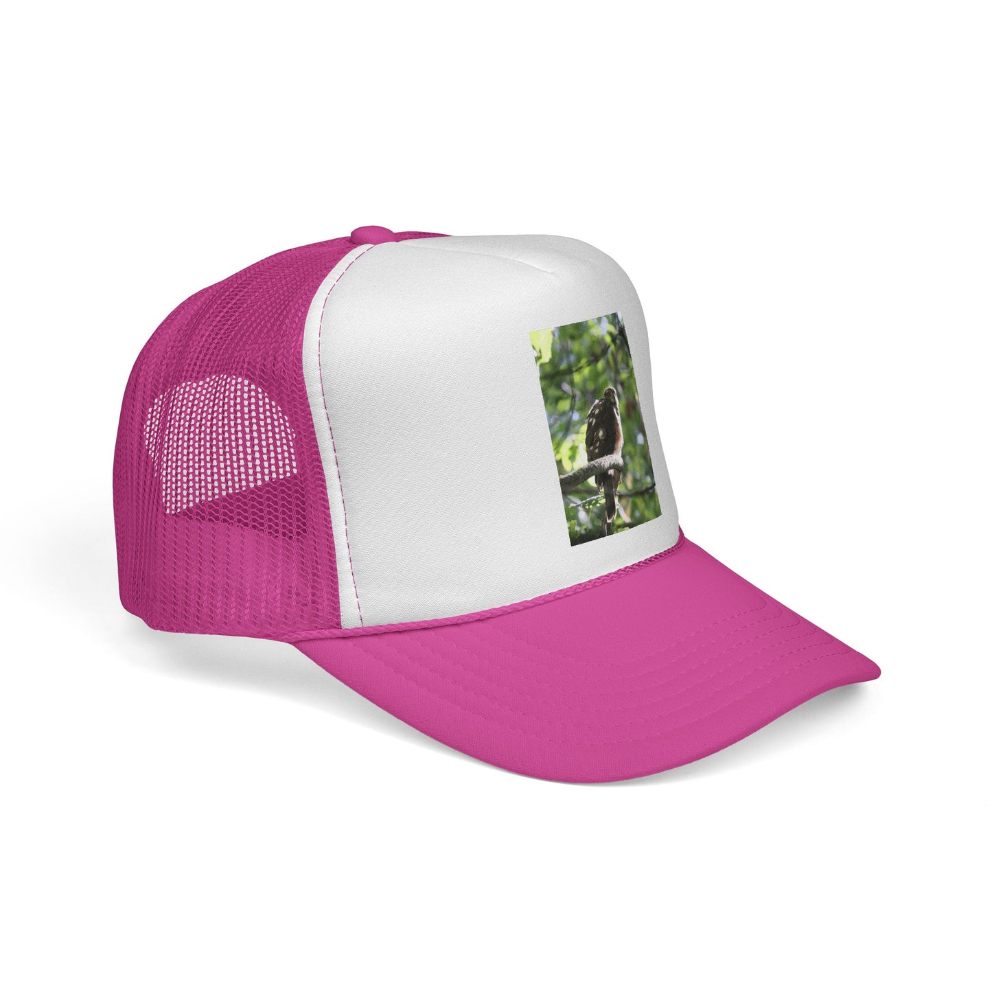 Bird Photography Trucker Cap – Perched Owl Nature Hat