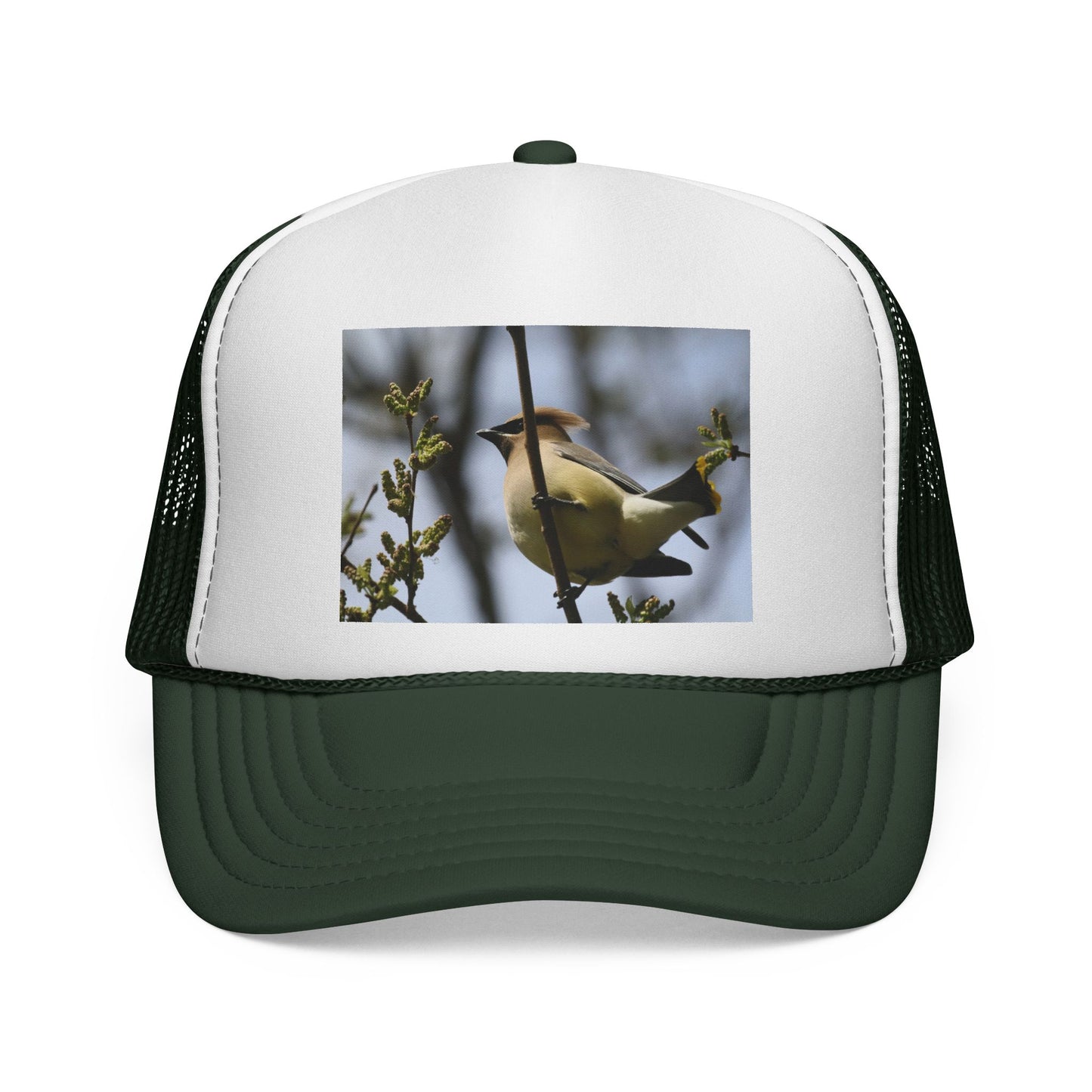 Bird Photography Trucker Cap – Yellow Warbler Print