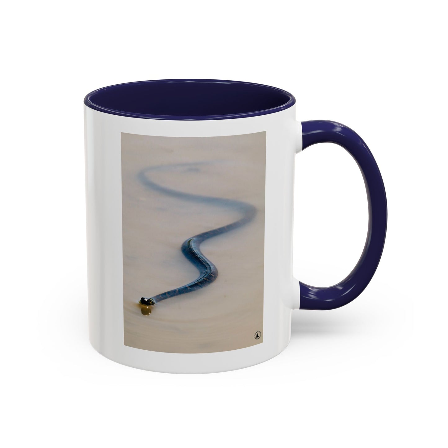Serpentine Ribbon Snake Coffee Mug — Nature Photography Accent Mug (11/15oz)