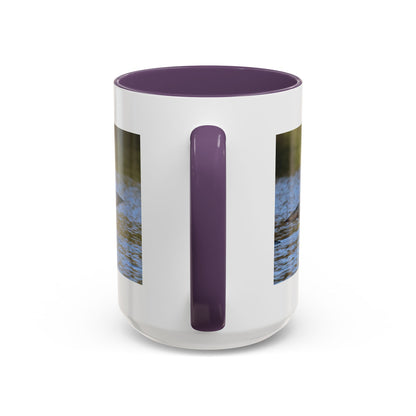 Loons in Flight Accent Coffee Mug — Wildlife Bird Photography Drinkware