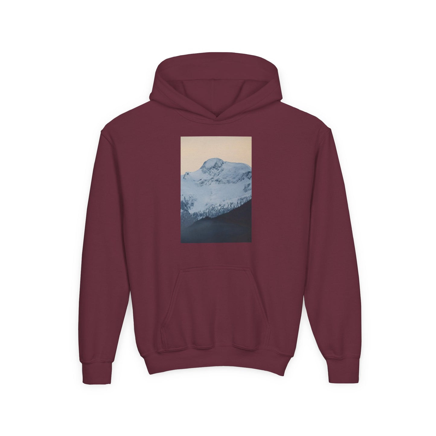 Mountain Mist Youth Hoodie – Snow Peak Graphic Pullover