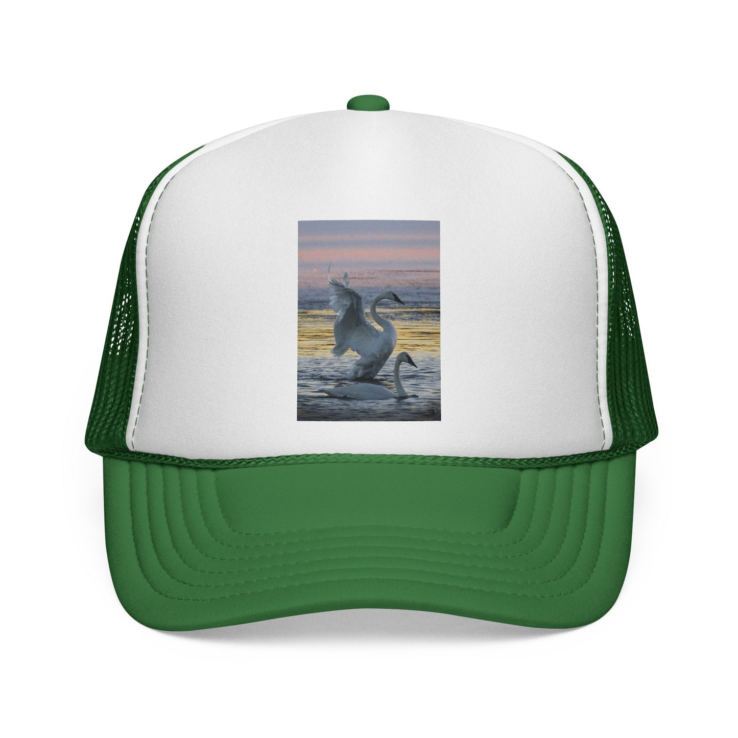 Trucker Cap — Dancing Dolphin Sunset Mesh Hat