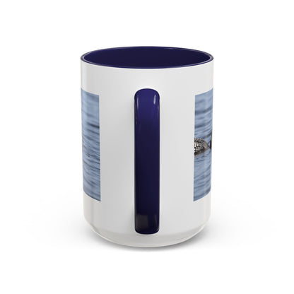 Loon Family Accent Coffee Mug — Scenic Lake Bird Photography (11/15oz)