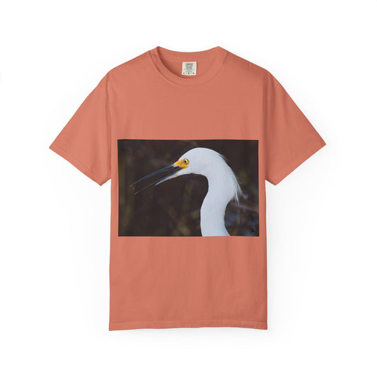 Ethereal Egret: Wildlife Portrait in White, Precision Avian Photographyphotography shirts