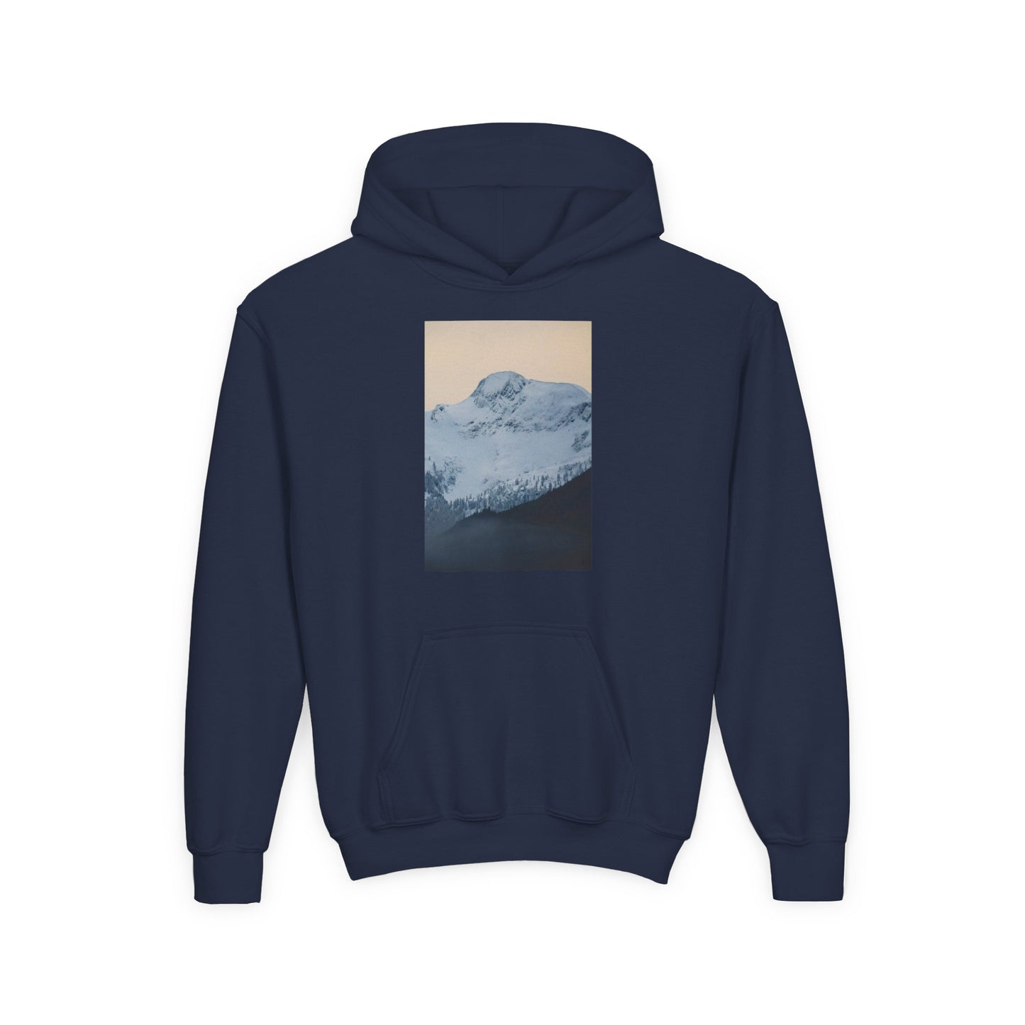 Mountain Mist Youth Hoodie – Snow Peak Graphic Pullover
