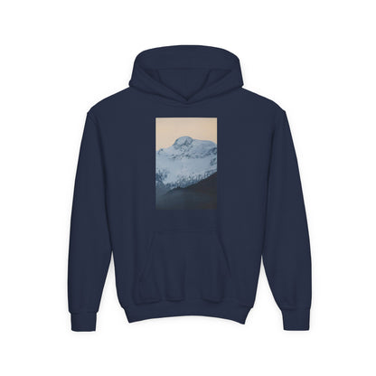 Mountain Mist Youth Hoodie – Snow Peak Graphic Pullover