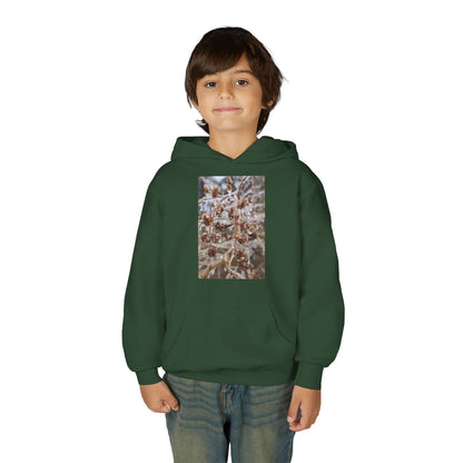 Youth Hoodie — Frosted Winter Berries Photo Print