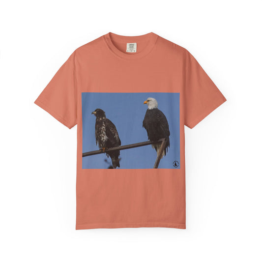 Eagles in Harmony: Majestic Bald Eagles, Wildlife Photography, Raptor Portraitphotography shirts