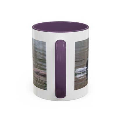 Bufflehead Duck Photo Accent Coffee Mug — Nature Lover Wildlife Gift (11/15oz)