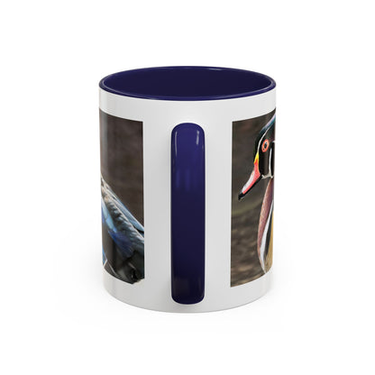 Wood Duck Accent Coffee Mug — Colorful Waterfowl Photo Mug (11/15 oz)