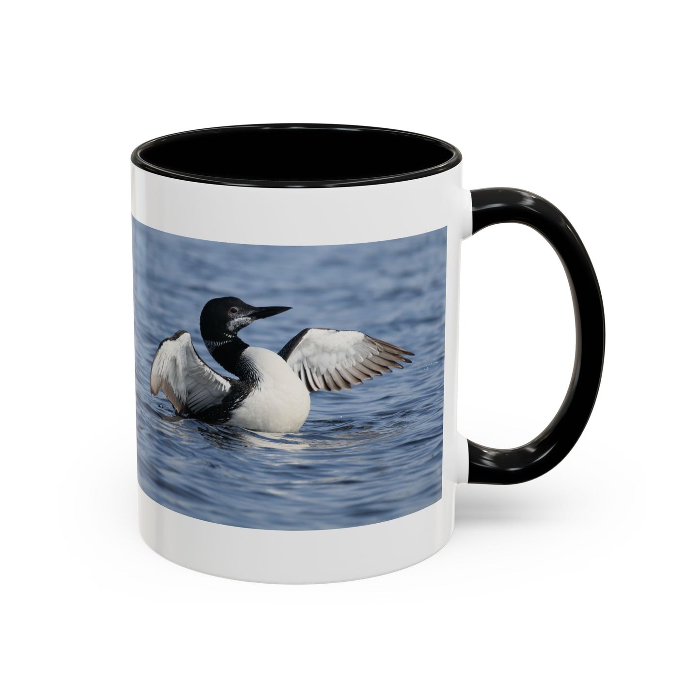 Loon Lake Accent Coffee Mug — Wildlife Photography Bird Mug (11/15oz)