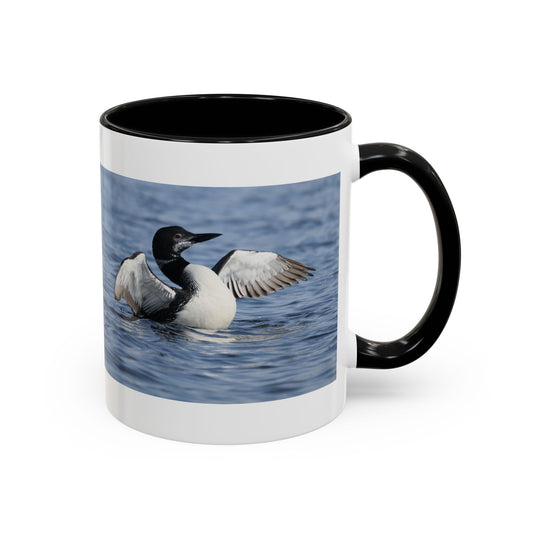 Loon Lake Accent Coffee Mug — Wildlife Photography Bird Mug (11/15oz)