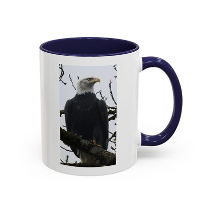 Bald Eagle Accent Coffee Mug – Patriotic Wildlife 11/15oz