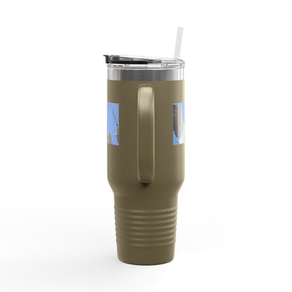 40oz Insulated Travel Mug — Seagull Photo Beach Tumbler
