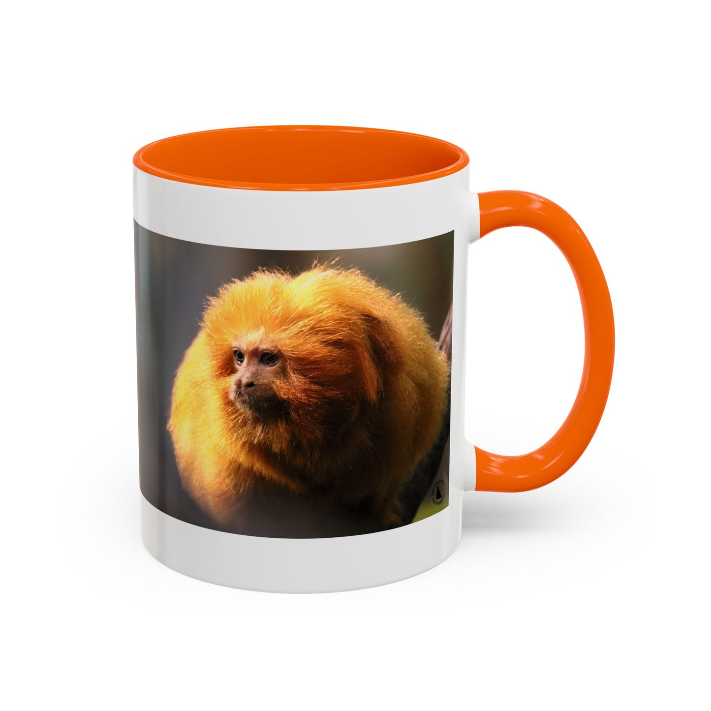 Golden Lion Tamarin Coffee Mug — Cute Exotic Monkey Accent Mug (11/15oz)
