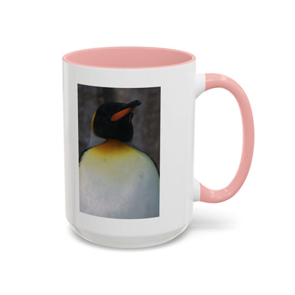 King Penguin Photo Coffee Mug — Cute Wildlife Accent Mug (11/15oz)
