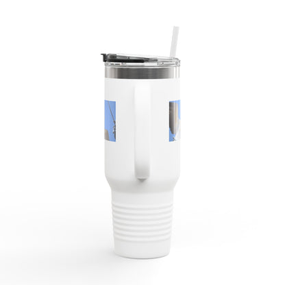 40oz Insulated Travel Mug — Seagull Photo Beach Tumbler